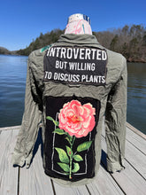 Upcycled Flannel // INTROVERTED plants // small handmade