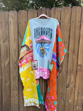 *REMAKE* KANTHA TEE DRESS // open size handmade // THE DOORS mushroom