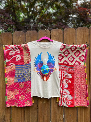 *Remake* KANTHA TEE KAFTAN // open size handmade // JOURNEY