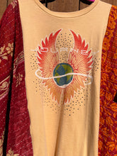 KANTHA TEE KAFTAN // open size handmade // JOURNEY studded