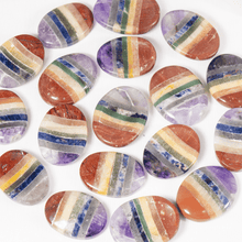 Bonded Chakra Worry Stones | Pocket Crystal | Thumb Stone