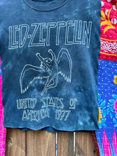 KANTHA TEE KAFTAN // open size handmade // LED ZEP grey