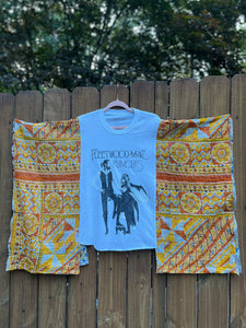 *remake* KANTHA TEE KAFTAN // open size handmade // FLEETWOOD White