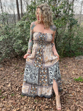 ANGIE strapless boho dress // maxi dress
