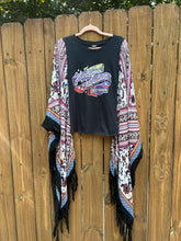 KIMONO TEE KAFTAN // open size handmade // HARLEY purple