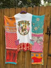 *remake* KANTHA TEE DRESS // open size handmade // STEVIE Gypsy print