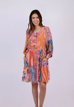 Summer Garden mini dress  // adjustable waist