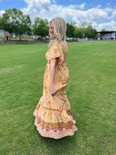 MARIGOLD flutter sleeve // maxi dress