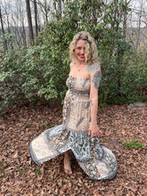 ANGIE strapless boho dress // maxi dress