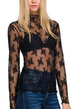 Lace See-through Layering Top: BRIGHT MAUVE / 2-2-2 (S-M-L)
