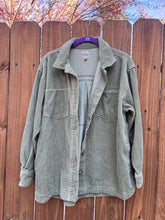 OOAK upcycled CORDUROY“ higher love” shirt