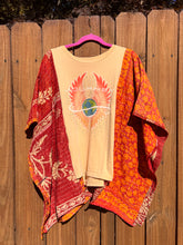 KANTHA TEE KAFTAN // open size handmade // JOURNEY studded