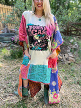 KANTHA WING UPCYCLED DRESS// free size handmade// JOHNNY CASH