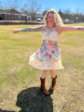 ELLA patchwork dress // mini dress