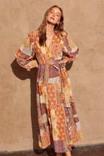 Loving Free Maxi Wrap Dress: GOLDEN DESERT