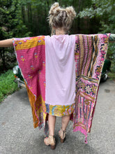 *Remake* KANTHA TEE DRESS // open size handmade // THE DOORS Pink