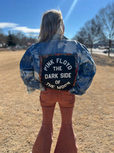 UPCYCLED JACKET  // Xl handmade // bleach dye Pink Floyd