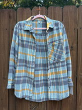 OOAK upcycled FLANNEL // multi Dolly // medium