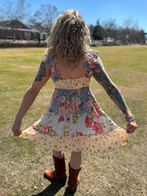 ELLA patchwork dress // mini dress