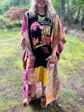 *Remake* KANTHA WING UPCYCLED DRESS// open size handmade// JANIS JOPLIN