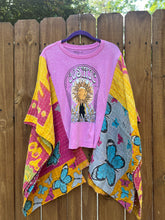 KANTHA TEE KAFTAN // open size handmade // cosmic dreamer