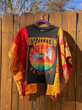 KANTHA TEE KAFTAN // open size handmade // LED ZEP