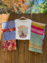 KANTHA TEE KAFTAN // open size handmade // NASHVILLE