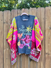 *remake* KANTHA TEE KAFTAN // open size handmade // SMASHING PUMPKINS Pink