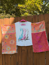 KANTHA TEE KAFTAN // open size handmade // BRITNEY SPEARS