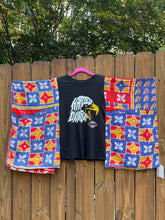 KANTHA TEE KAFTAN // open size handmade // HARLEY