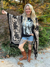 Burnt out velvet KIMONO TEE TUNIC // open size handmade // STEVIE LEGEND