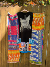 KANTHA WING UPCYCLED DRESS// free size handmade// NIRVANA guitar