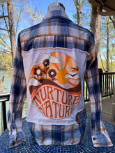 NUTURE NATURE Upcycled Flannel // Medium handmade
