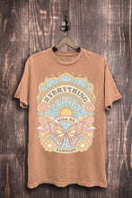 Everything Will Be Alright Graphic Top: L Blue Mineral Wash / S