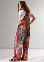 Recycled Sari Patchwork overalls // one size small-3XL