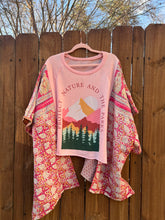 KANTHA TEE KAFTAN // open size handmade // PROTECT NATURE