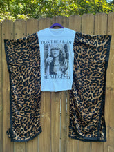 KIMONO TEE KAFTAN // open size handmade // STEVIE LEOPARD