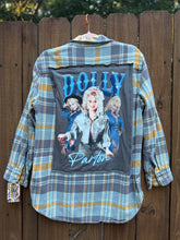 OOAK upcycled FLANNEL // multi Dolly // medium