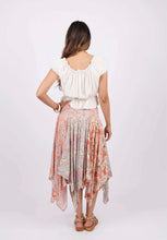 ENCHANTED scarf skirt // stretch smocked fit