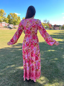 PRESSED FLOWERS  // maxi dress