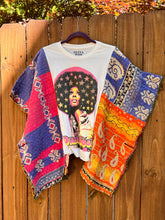 KANTHA TEE KAFTAN // open size handmade // Diana Ross