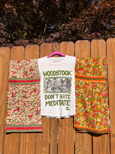 KANTHA TEE KAFTAN // open size handmade // MEDITATE