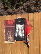 KANTHA TEE KAFTAN // open size handmade // STEVIE NICKS legend