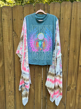 KIMONO TEE KAFTAN // open size handmade // JOURNEY Tie dye
