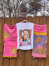 *remake* KANTHA TEE KAFTAN // open size handmade // DOLLY pink