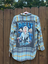 OOAK upcycled FLANNEL // multi Dolly // medium