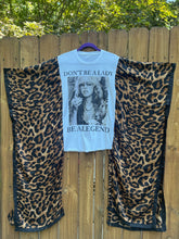 KIMONO TEE KAFTAN // open size handmade // STEVIE LEOPARD