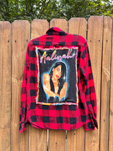 OOAK Large AALIYAH upcycled FLANNEL shirt