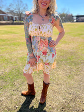 ELLA patchwork dress // mini dress