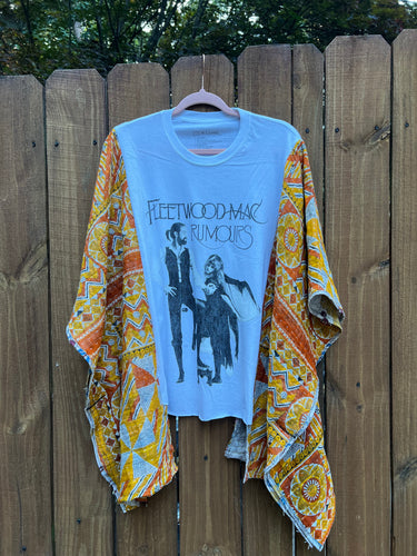 *remake* KANTHA TEE KAFTAN // open size handmade // FLEETWOOD White